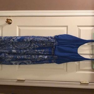 Blue maxi dress